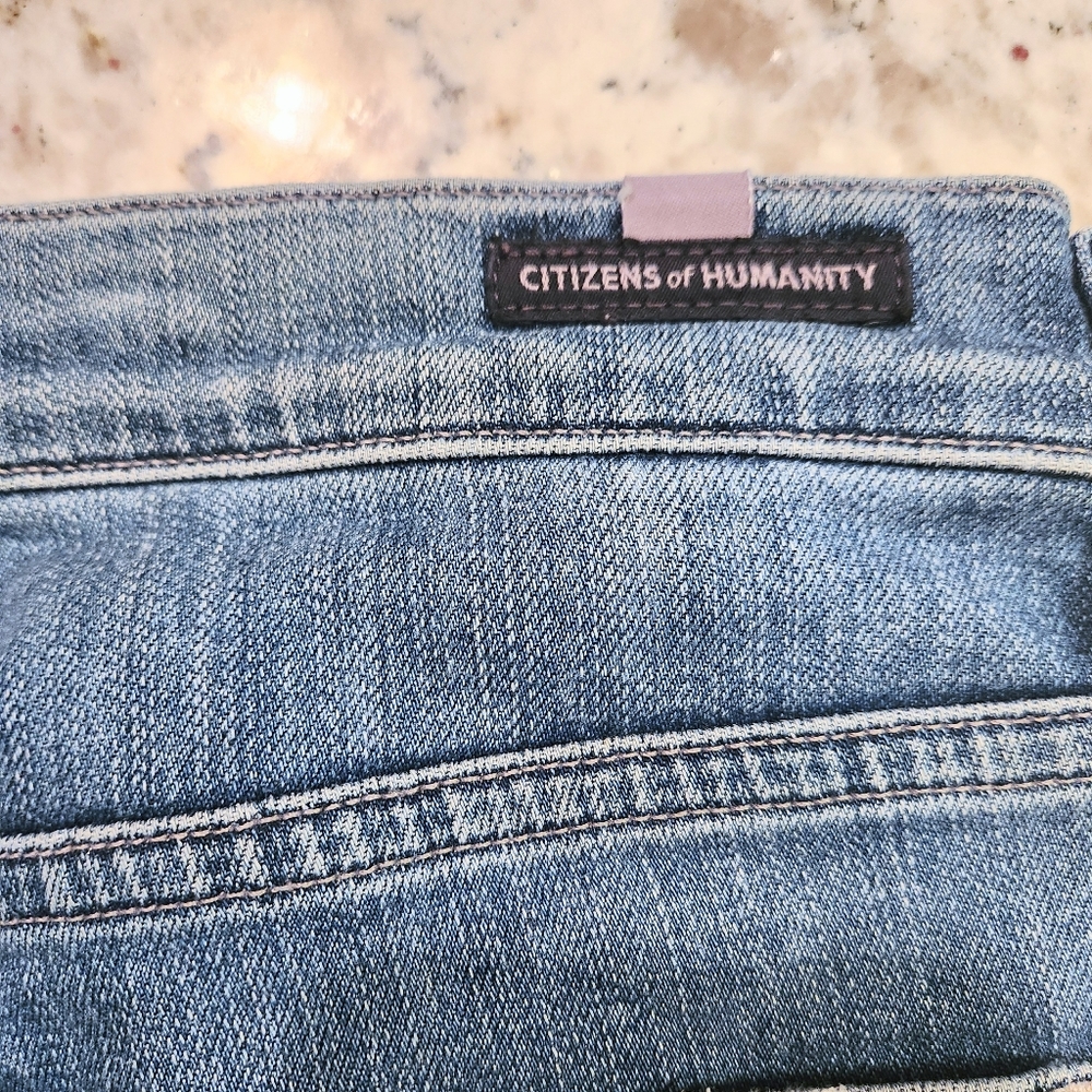Citizens of Humanity| Womens High Rise Rocket Skinny Jeans Blue 27 - Picture 6 of 9